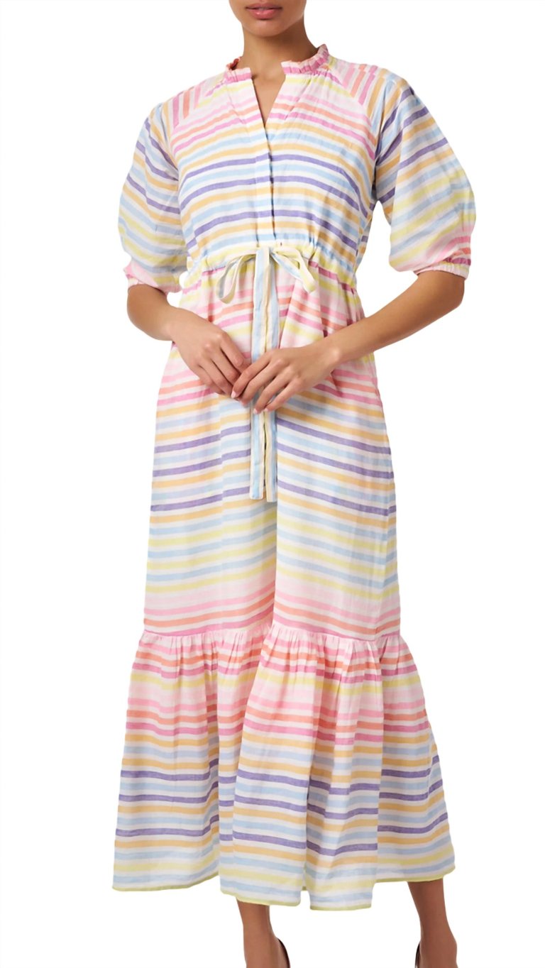 Betty Stripe Dress - Candy Stripe