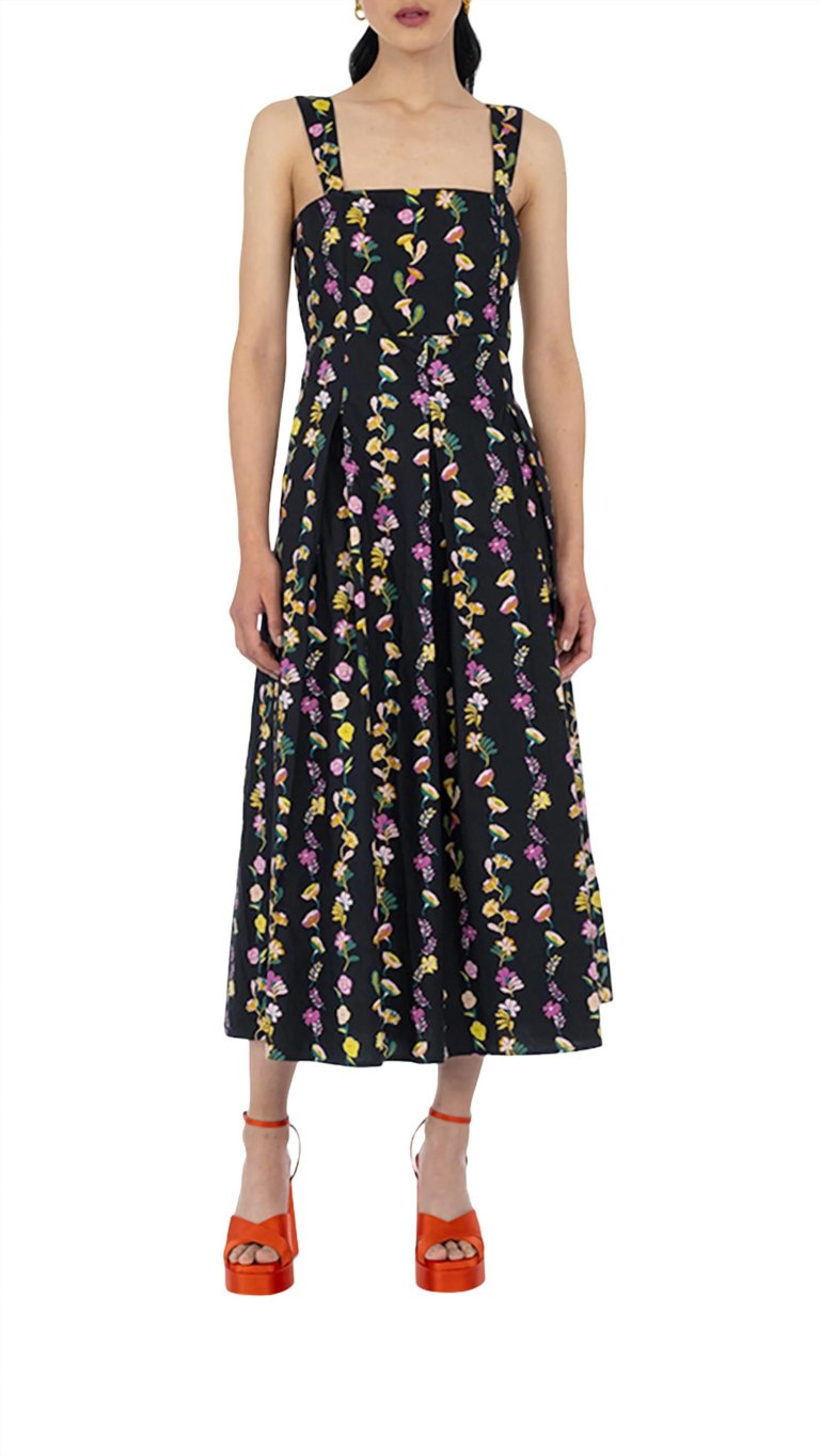 Ophelia Dress - Floral Onyx