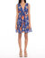 Victoria Dress - Ikat Floral Soladite