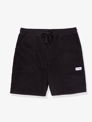 Big Bear Polar Fleece Elastic Walkshort - Black