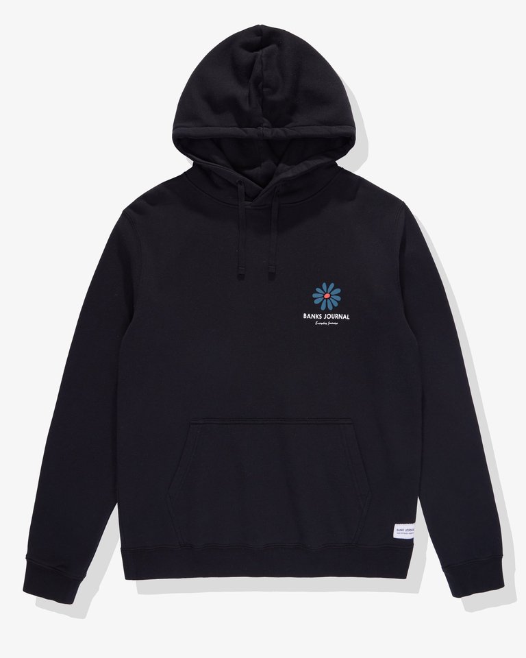 Coupes Hood Graphic Fleece - Black