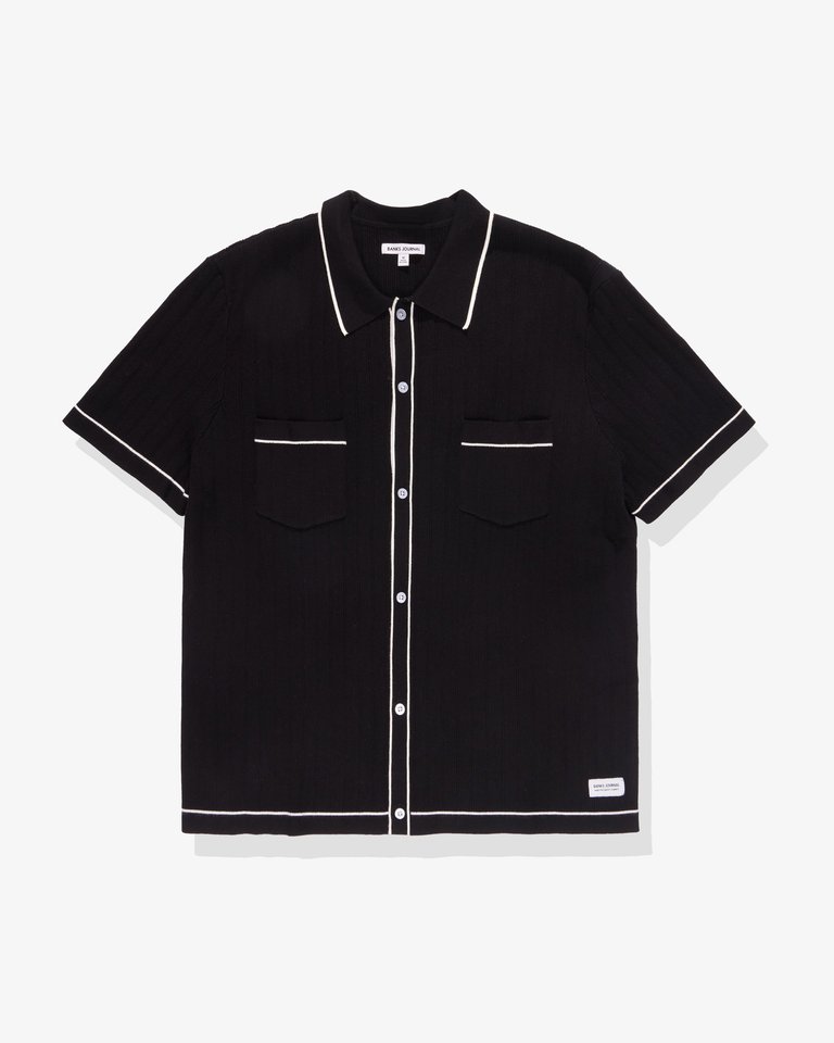 Flo Short Sleeves Woven Shirt - Black
