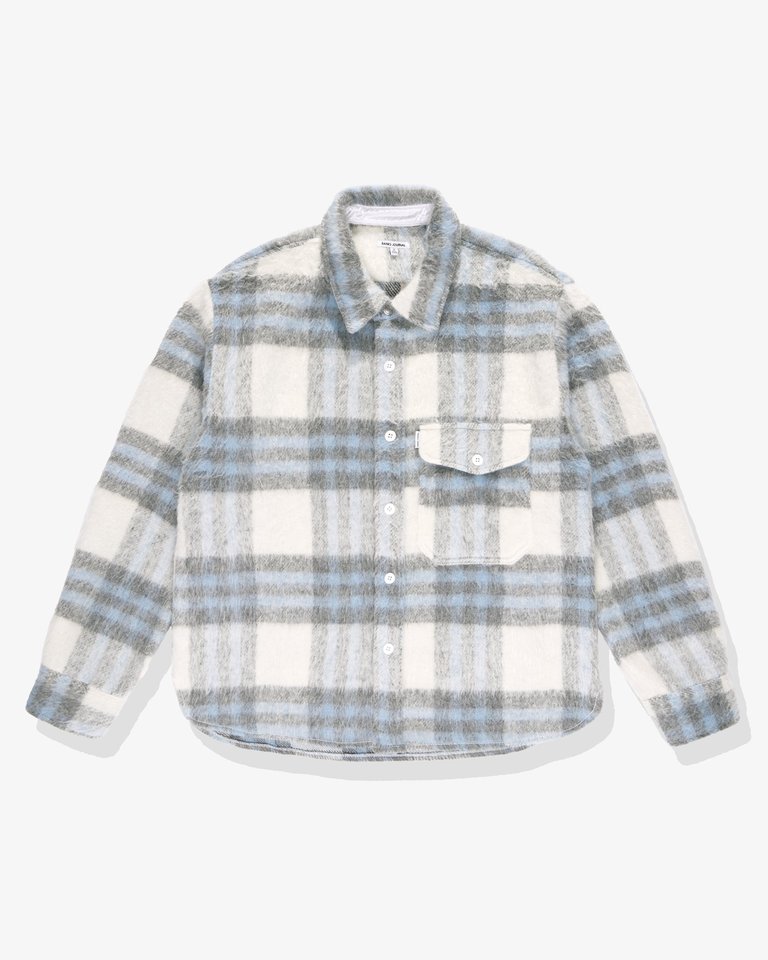 Hygge Flannel L-S Woven Shirt - Off White