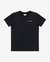 Label Tee Shirt - Black - Black