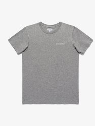 Label Tee Shirt - Heather Grey - Heather Grey