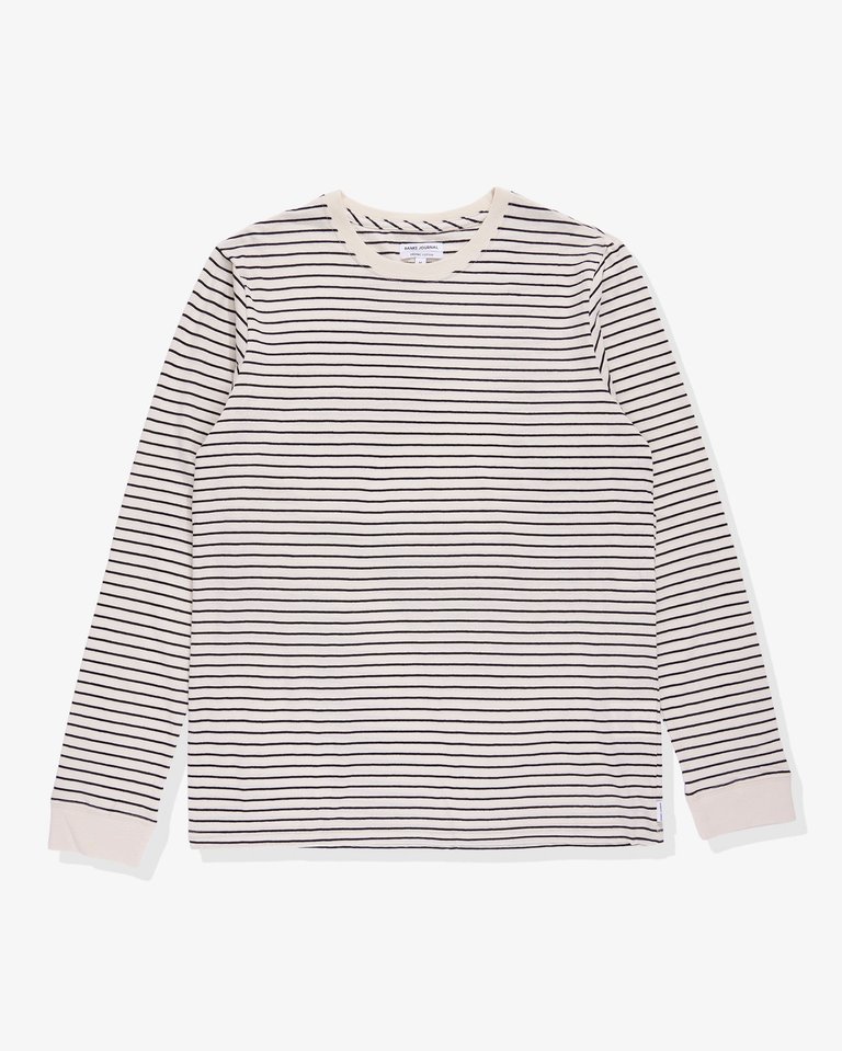 Minimal L/S Tee Shirt - Off White