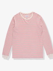 Minimal Long Sleeve Tee Shirt - Blood Orange - Blood Orange