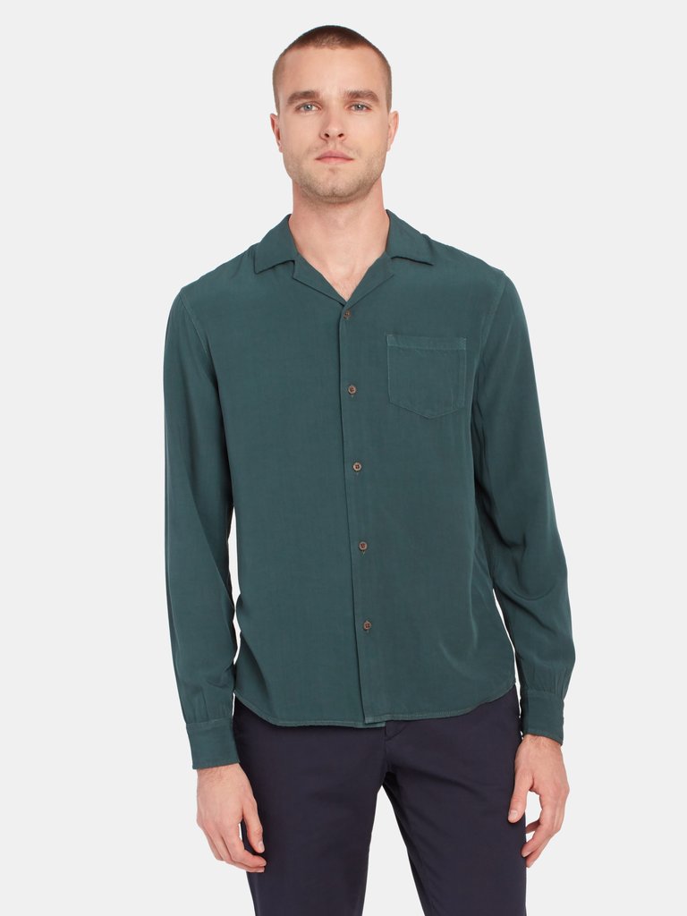 Nashua Long Sleeve Woven Shirt - Seaweed