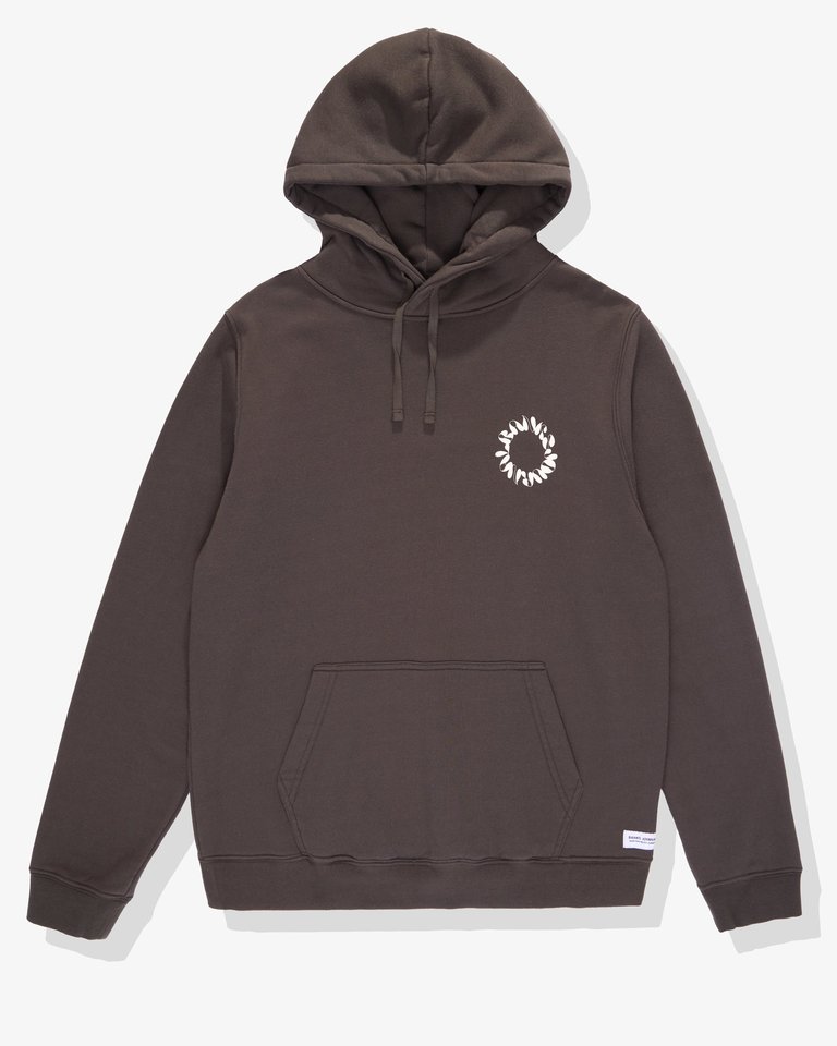 Revolve Hood Graphic Fleece - Black Olive