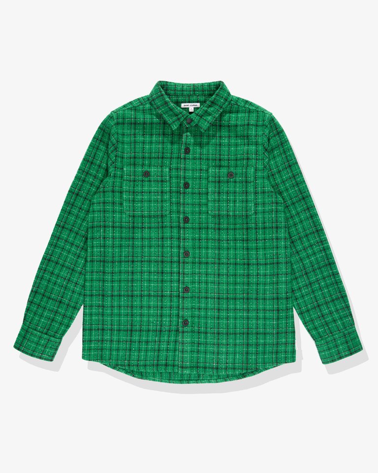 Vanquish L-S Woven Shirt - Grass - Grass