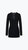 Fitted Crepe Tunic In Black - Black