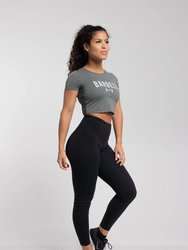 Barbell Crop Tee