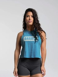 Essence Crop Tank - Tee - Teal