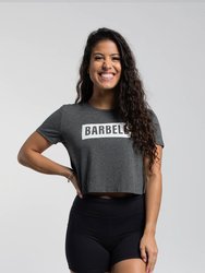 Essence Crop Tee - Gray