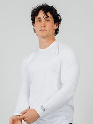 Fitted Drop Hem Long Sleeve 2022 - White
