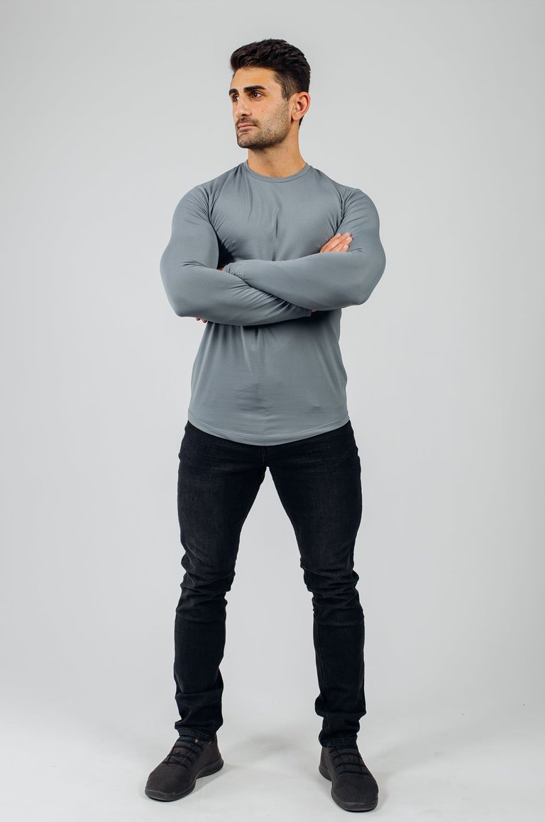 Fitted Drop Hem Long Sleeve 2022