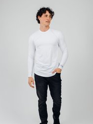 Fitted Drop Hem Long Sleeve