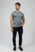 Fitted Drop Hem Tee - Slate