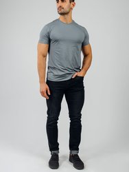 Fitted Drop Hem Tee