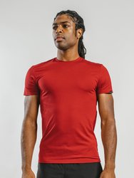 Havok Short Sleeve T- Shirt - Maroon