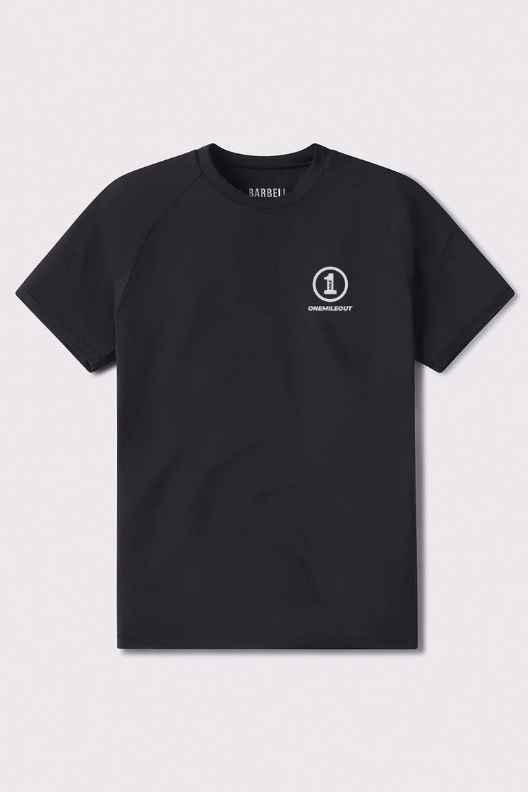 One Mile Out Ultralight Tech Tee - Black
