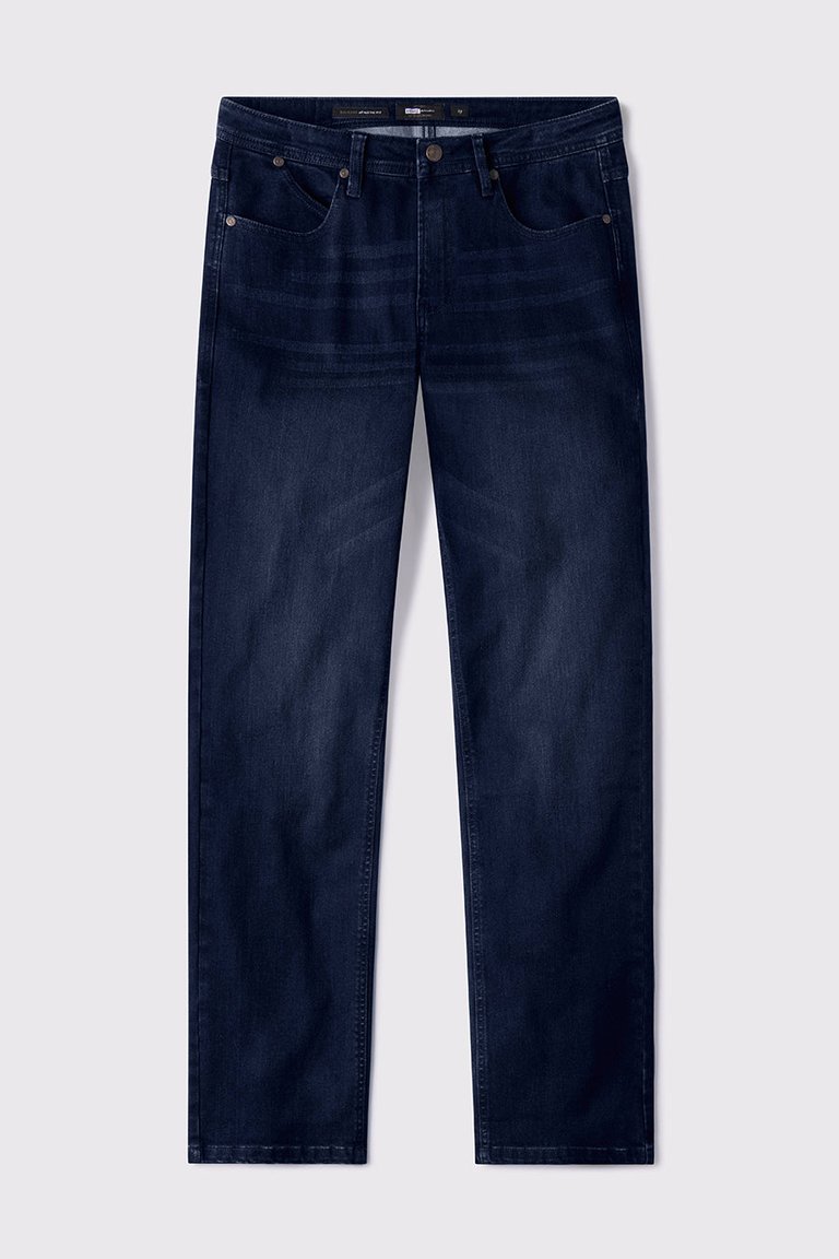 Relaxed Athletic Fit Jeans 2.0 - Dark Distressed