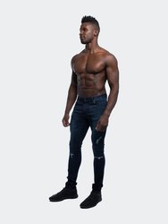 Slim Athletic Fit Destroyed Jeans