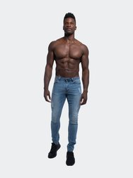 Slim Athletic Fit Destroyed Jeans