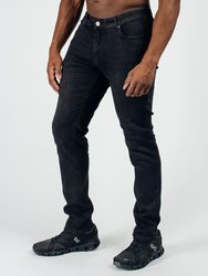 Slim Athletic Fit Jeans - Jet Black
