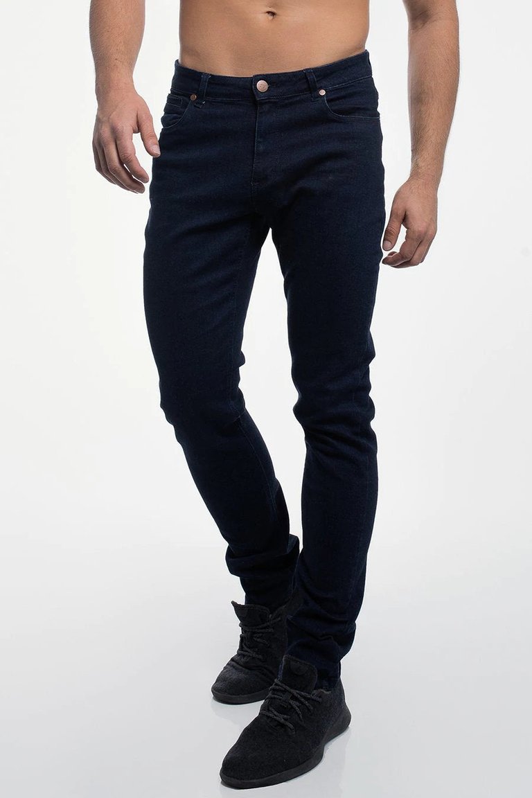 Straight Athletic Fit Jeans (Tall) - Dark Indigo