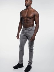 Straight Athletic Fit Jeans - Cement