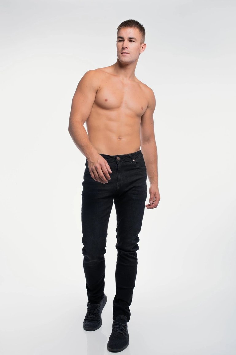 Straight Athletic Fit Jeans