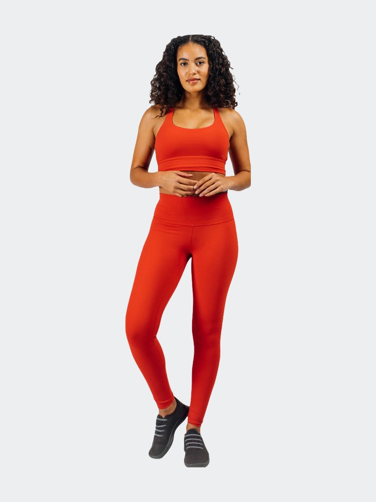 Structure Leggings - Papaya