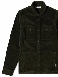 Cord Overshirt Jacket - Olive