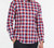 Gingham 25 Tailored Long Sleeve Shirt - Red/Blue
