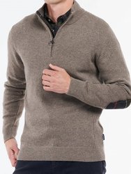Holden Half Zip Sweater - Military Marl