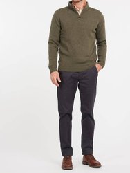 Men's Nelson Essential Half Zip Sweater - Green