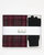 Tartan Scarf & Glove Gift Set In Burgundy - Burgundy