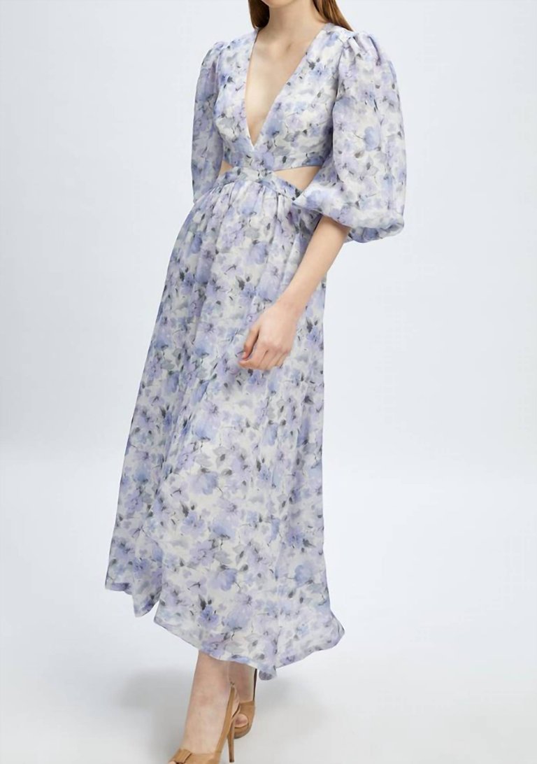 Allston Midi Dress - Lilac Floral
