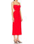 Martini Midi Dress In Fire Red