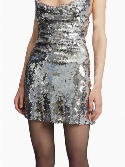 Bardot Shai Sequin Mini Dress - Silver Multi product