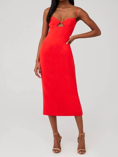 Bardot Vienna Midi Dress - Fire Red product