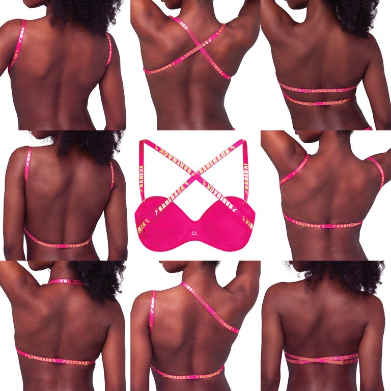 Premium Multi-Way Sexy Back Bra™ - Pink