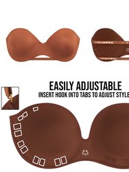 Premium Multi-Way Sexy Back Bra™ - Chocolate