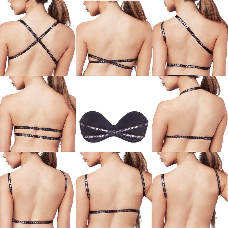 Premium Multi-Way Sexy Back Bra™ - Black