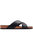 Mens Cancun Crossover Sandals - Black - Black