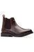 Mens Denson Leather Chelsea Boots - Dark Brown - Dark Brown