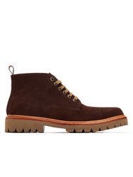 Mens Grafton Suede Ankle Boots  - Brown