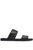 Mens Katsu Leather Sandals - Black