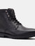 Mens Maguire Leather Biker Boots (Black) - Black